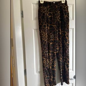 Le chateau vintage animal print pants